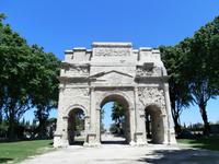 Triumpfbogen in Orange