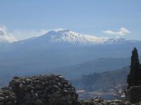 54. Blick vom Theater zum Ätna - Sizilien 10-17.5.15