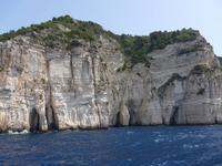 Paxos, Steilküste