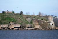 Alte Forts vor der Insel Kotlin