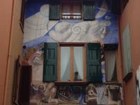 Bild aus der Freiflächengallerie im Dorf Dozza