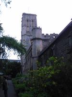 Park an der Tempelkirche in Bristol