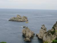 0103 Kreuzfahrt AIDAvita - Adria - Inselrundfahrt Korfu - im Kloster  in Panagía Theotokós - Blick über das Meer