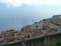 Blick von den Zitronengärten auf den Gardasee