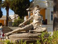 Sterbender Achilles im Garten des Achillion