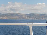 Man sieht schon Ag. Saranda - eine Hafenstadt im äußersten Süden Albaniens