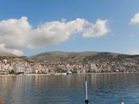Blick auf Ag. Saranda - eine Hafenstadt im äußersten Süden Albaniens