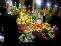 Ein Obststand, der uns den Abend versüßte!