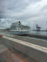 MSC Orchestra im Hafen von Malaga