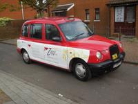 Das Taxi wartet schon... in Belfast