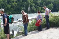 Informieren über die Entstehung des Rheinfalls 