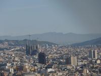 Blick vom Montjuc auf Barcelona 