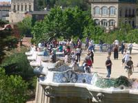 Sitzbank im Park Guell 