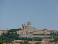 Beziers vom Schiff aus auf dem Canal du midi 