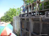 in der Schleuse Fonseranes 