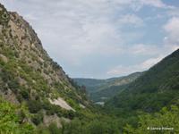 Ansicht aus dem gelben Zug 