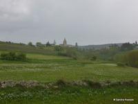 Ansicht aus dem gelben Zug 