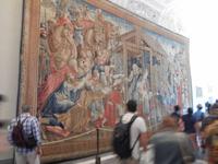 Richtig ins Staunen kamen wir auch in der Galerie der Wandteppiche