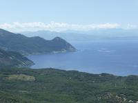 Landschaft am Cap Corse - Blick von der Mühle von Mattei