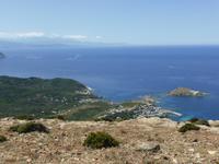 Landschaft am Cap Corse - Blick von der Mühle von Mattei