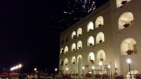 21.05.15: Parc Hotel Olimpo-Le Terrazze am Abend; am Himmel Feuerwerk
