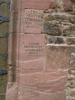 alte Hochwassermarken des Maines