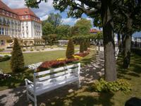 Außenanlage des neu gestalteten  