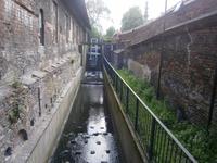 Gdansk, Alte Mühle, Blick in den Mühlgraben
