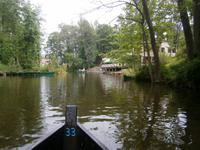 Bei der Bootsfahrt auf diesen malerischen Fluß in den Masuren