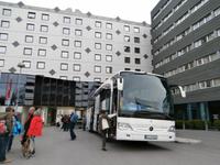 Abfahrt vom Scandic Hotel Hamar