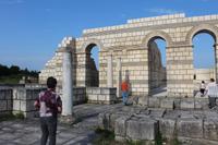 Pliska Ruinen einer Basilika