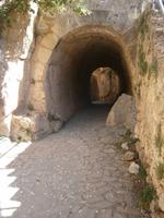 Nordzypern - St. Hillarion - durch diese hohle Gasse mussten sie durch