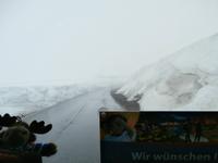 Fahrt über verschneite Hardangervidda