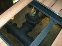 gläserner Boden im Wasserwerk