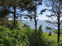 Blick vom Mann-haus auf das Haff