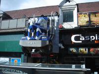 Truck fährt man in Glasgow anders als anderswo...