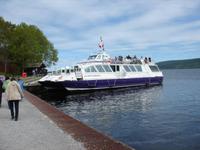 Das Boot steht bereit zur Fahrt auf Loch Ness