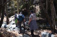 Überquerung der Bäche 