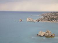 Blick zum Aphrodite Felsen 