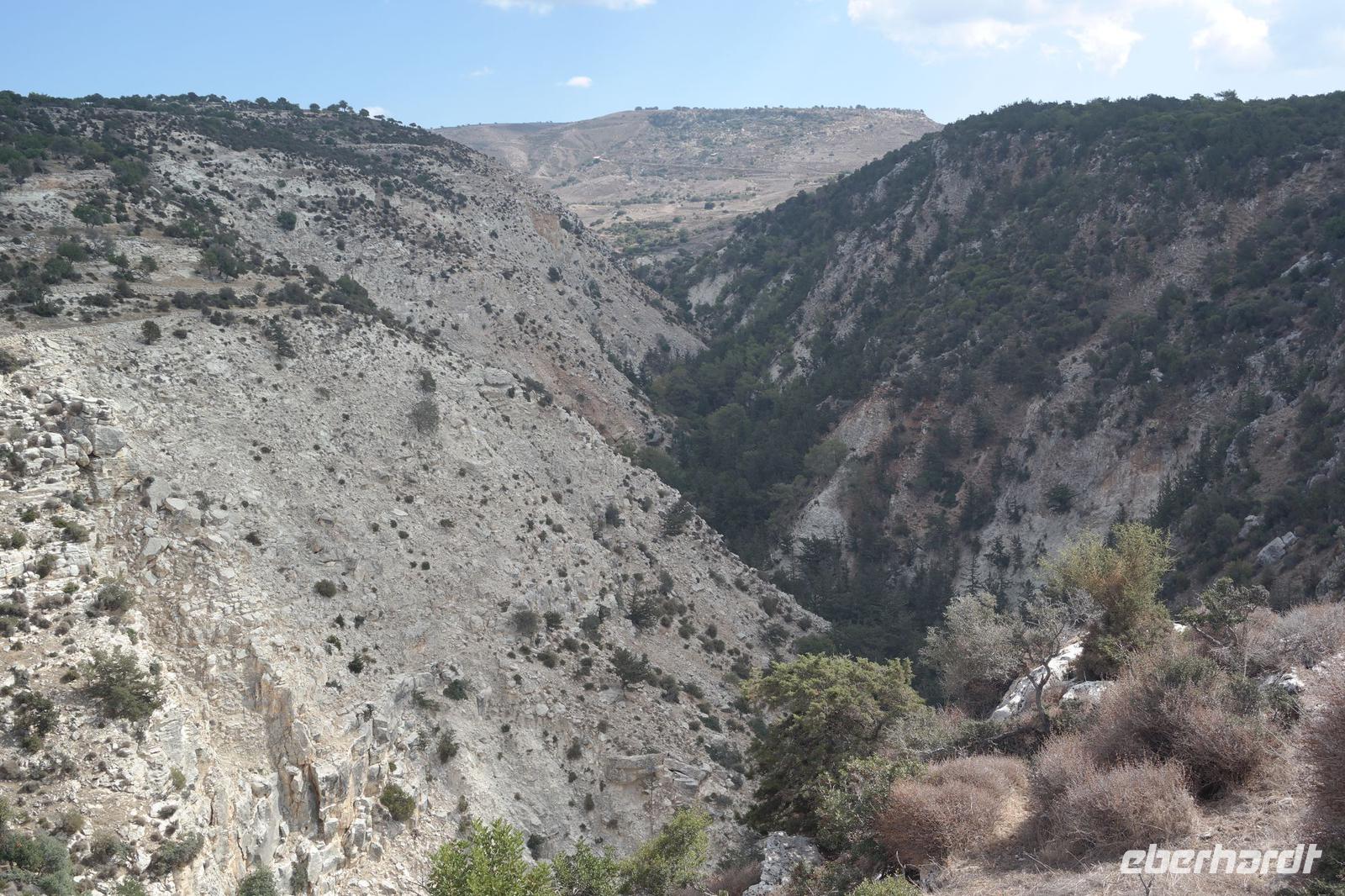 Blick in die Avagas-Schlucht