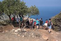 höchster Punkt (hier wechselt der Adonis- in den Aphroditeweg, es geht bergab)