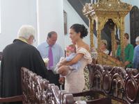 Klosterkirche Timios Stavros - Taufe