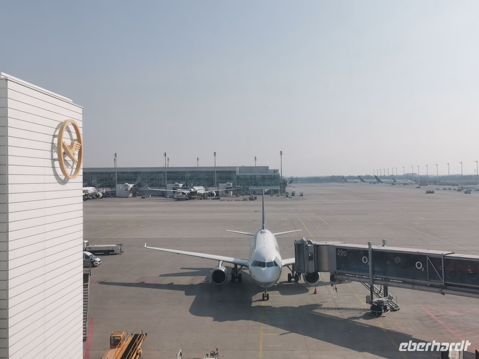 Unsere Lufthansamaschine