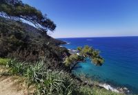 Die Farben sind heute unbeschreiblich, Weg zum Bad der Aphrodite