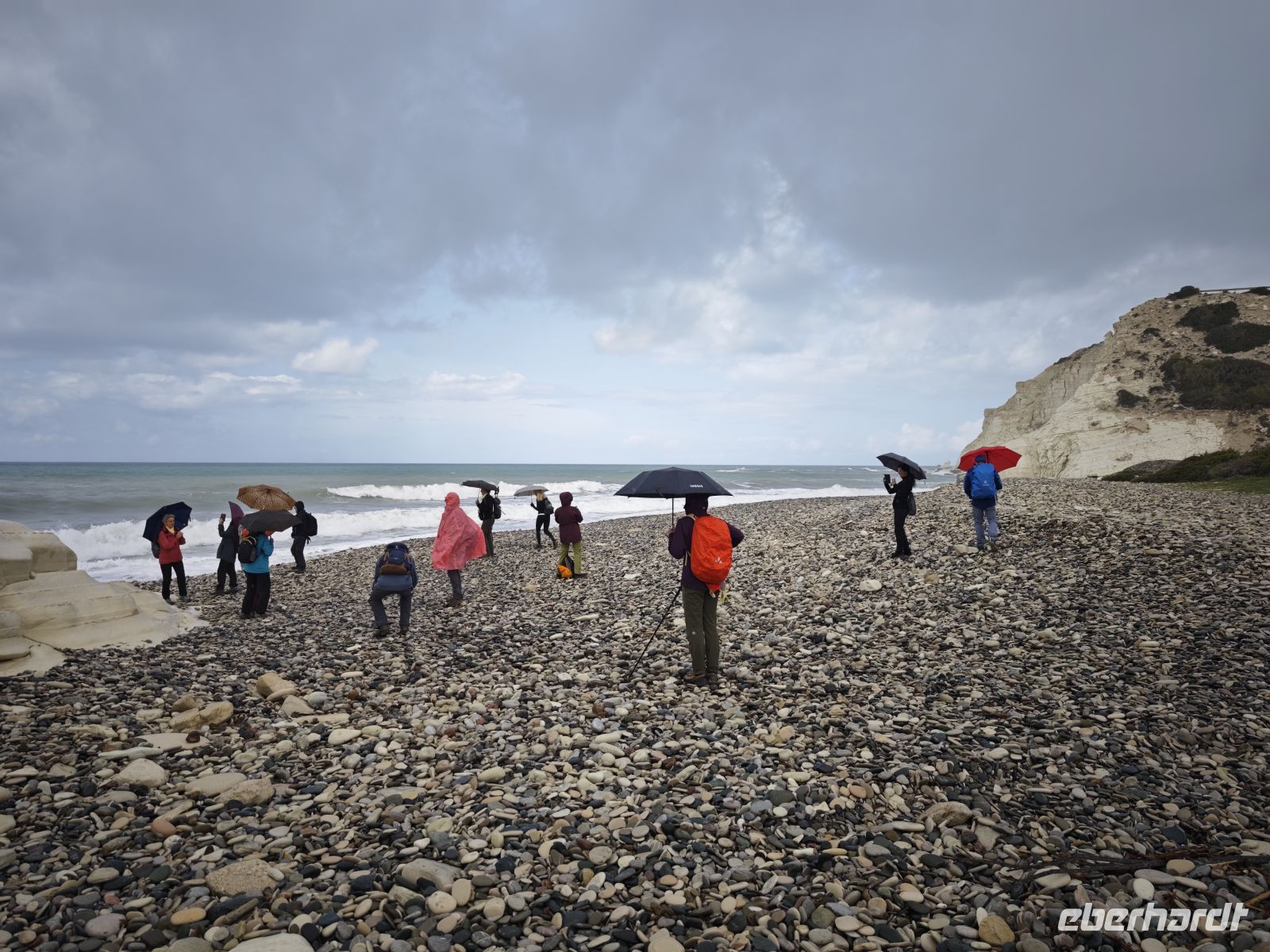 Kiesstrand Ausgangspunkt Aphrodite Wanderung, Zypern &ndash; &copy;  (Eberhardt TRAVEL)