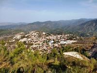 261 Blick auf das Dorf Pano Panagia