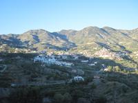 Blick auf Agros vom Hotel aus