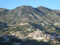 Blick auf Agros vom Hotel aus