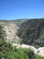 Blick in die Avagas Schlucht