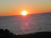 Sonnenuntergang am Cynthiana Hotel